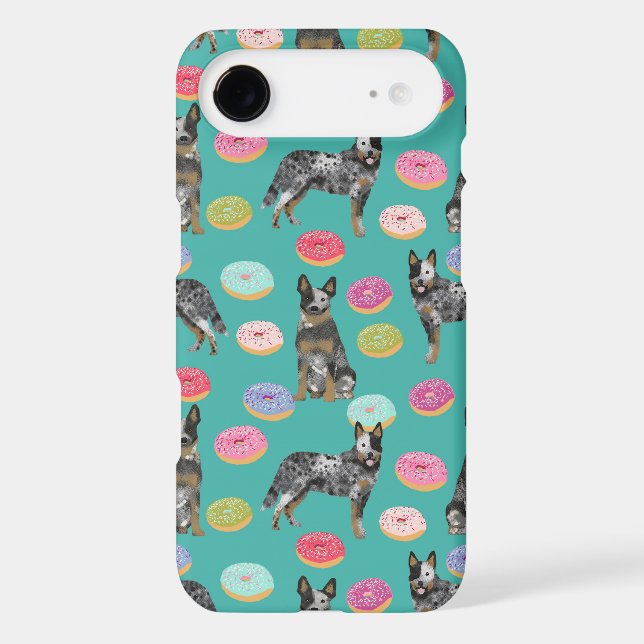 Australian Cattle Dog Doughnuts blue heeler Case-Mate iPhone Case (Back)