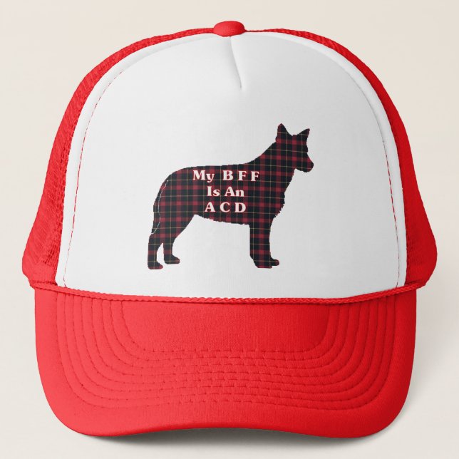 Australian Cattle Dog Gifts Trucker Hat (Front)