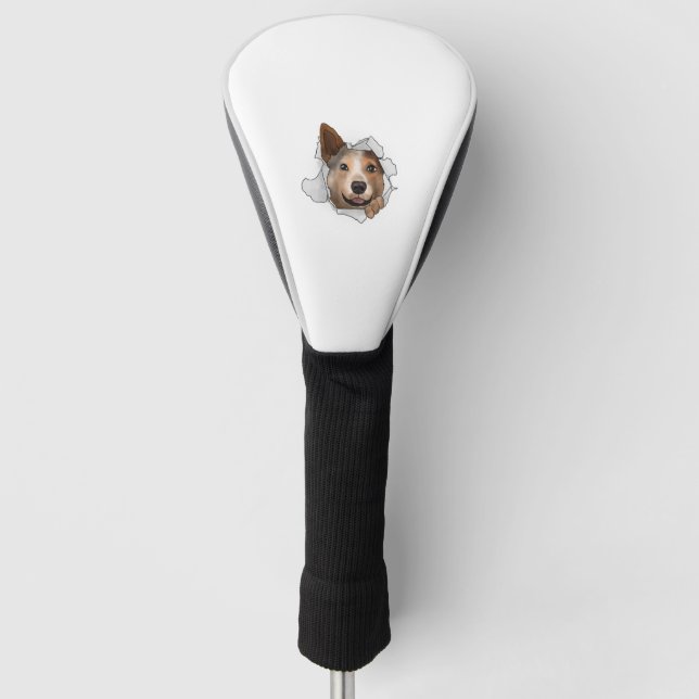 Australian Cattle Dog   Golf Head Cover (Front)