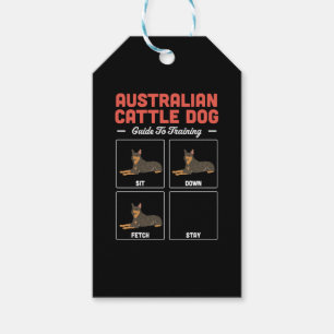 Australian Cattle Dog Guide To Training Gift Tags