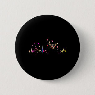 Australian Cattle Dog Heartbeat 6 Cm Round Badge