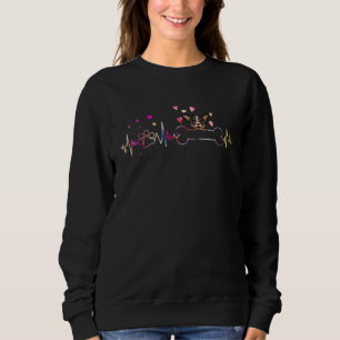 Australian Cattle Dog Heartbeat Sweatshirt