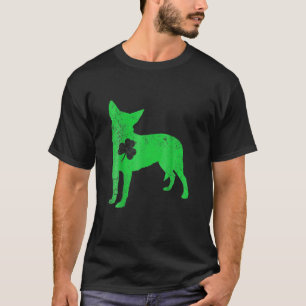 Australian Cattle Dog Irish Clover St Patrick Day T-Shirt