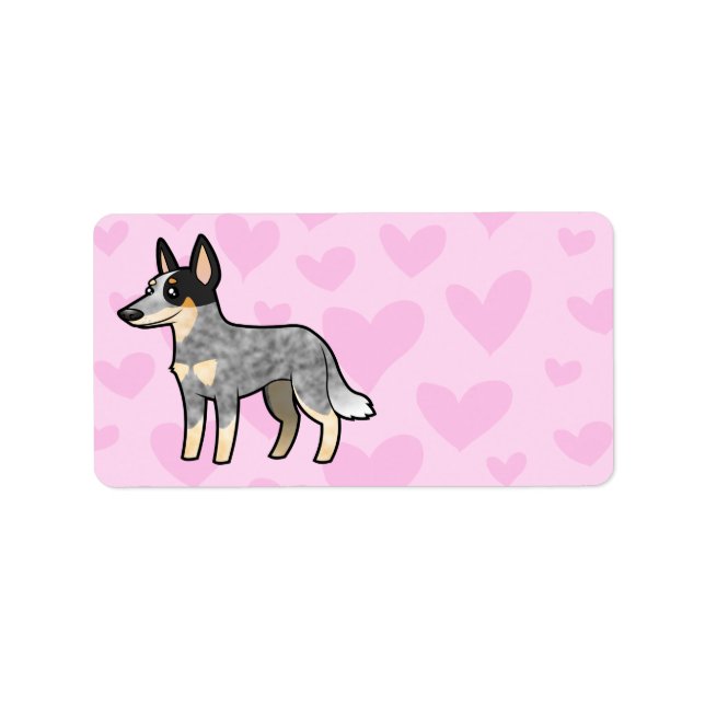 Australian Cattle Dog / Kelpie Love Label (Front)