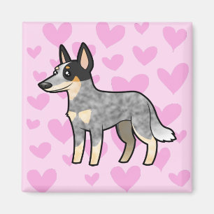 Australian Cattle Dog / Kelpie Love Magnet