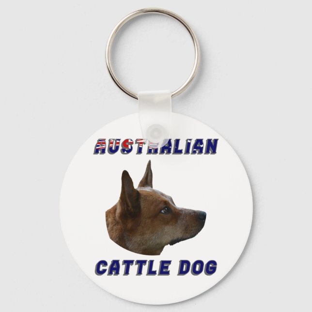 Australian Cattle Dog Key Ring (Front)