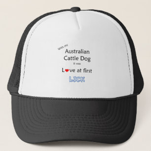 Australian Cattle Dog Lick Design Trucker Hat