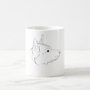 Australian Cattle Dog    Line Art   Gift Idea Coffee Mug