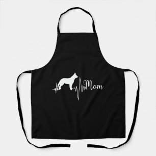 Australian Cattle Dog Mama Heartbeat Apron