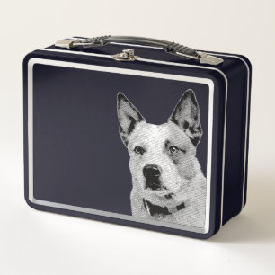Australian Cattle Dog Metal Lunch Box