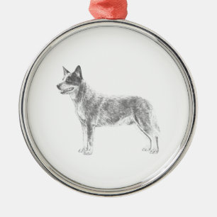 Australian Cattle Dog Metal Ornament