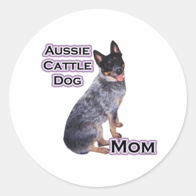 Australian Cattle Dog Mum 4 - Sticker (Front)