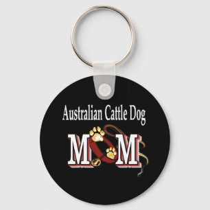 australian cattle dog mum Keychain