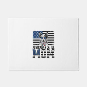 Australian Cattle Dog Mum Patriotic Vintage Shirt_ Doormat