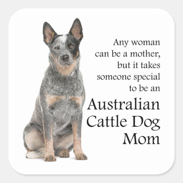 Australian Cattle Dog Mum Stickers (Front)