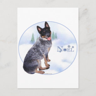 Australian Cattle Dog Noel Holiday Postcard