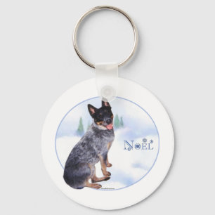 Australian Cattle Dog Noel - Keychain
