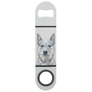 Australian Cattle Dog Painting - Cute Original Art