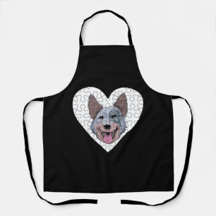 Australian Cattle Dog Puzzle Apron