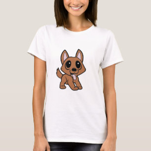 australian cattle dog red cartoon T-Shirt