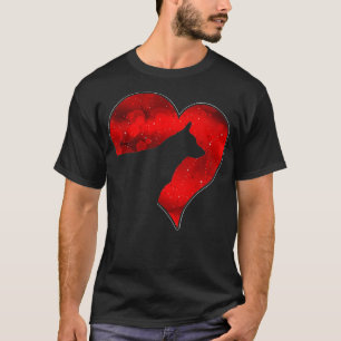 Australian Cattle Dog Red Heart Love T-Shirt