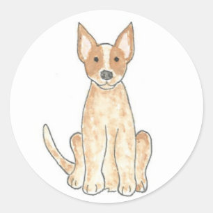 Australian Cattle Dog Red Heeler Stickers