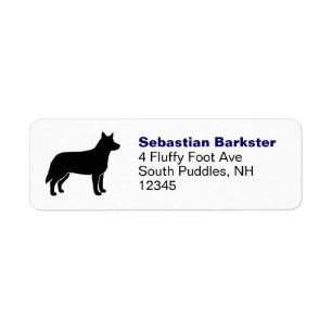 Australian Cattle Dog Return Address Label