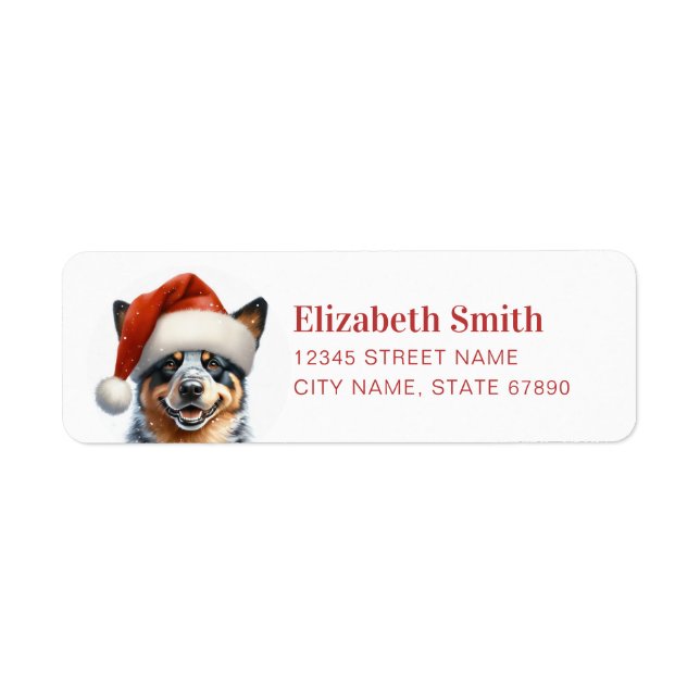Australian Cattle Dog Return Address Labels (Front)
