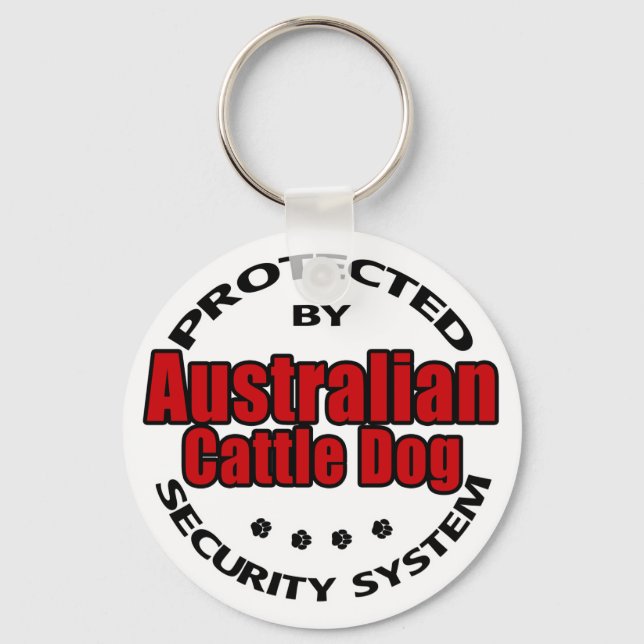Australian Cattle Dog Security Key Ring (Front)