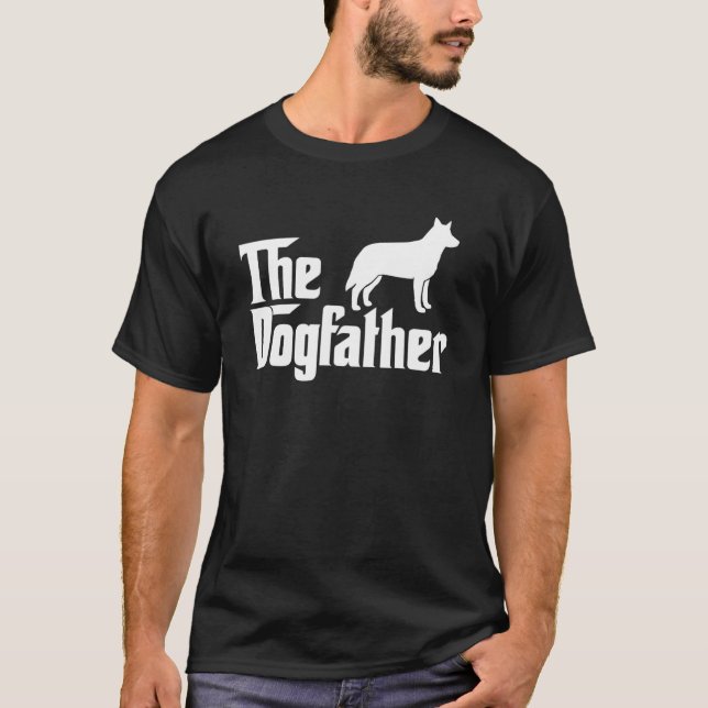 Australian Cattle Dog The Dogfather Dog Lover T-Shirt (Front)
