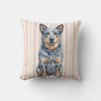 Australian Cattle Dog Throw Pillow Home Decor