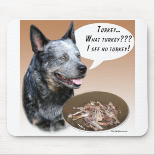 Australian Cattle Dog Turkey Mouse Pad