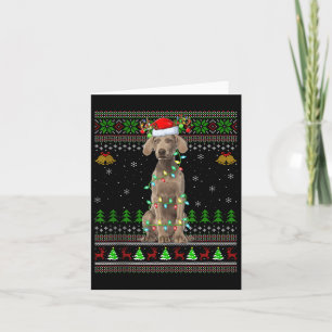Australian Cattle Dog Ugly Christmas Sweaters Holi Card