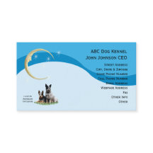 Australian Cattle Dog w/Gold Moon & Stars Profile