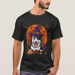 Australian Cattle Dog Witch Halloween Pumpkin Scar T-Shirt
