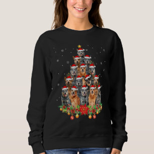 Australian Cattle Dogs Tree Christmas Sweater Xmas