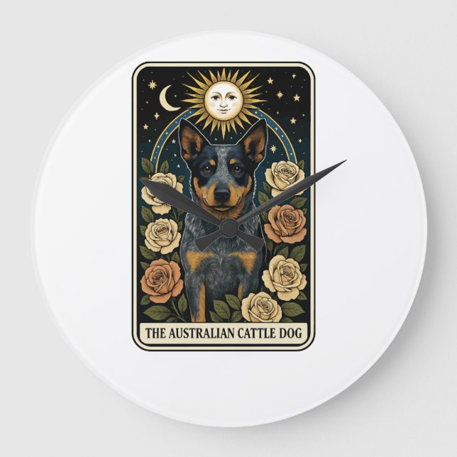 Australian Cattle Large Clock (Front)