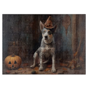 Australian Cattle Pumpkins Halloween Scary Cutting Board