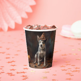 Australian Cattle Pumpkins Halloween Scary Paper Cups