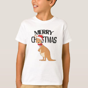 Australian Christmas Cute Kangaroo T-Shirt