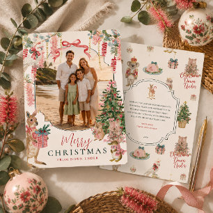 Australian Christmas Down Under Photo Holiday Card