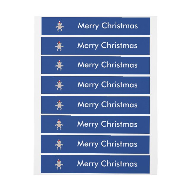 Australian Christmas Koala Bear Custom Labels (Sheet)