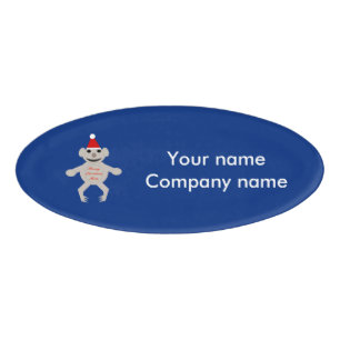 Australian Christmas Koala Bear Custom Name Tag