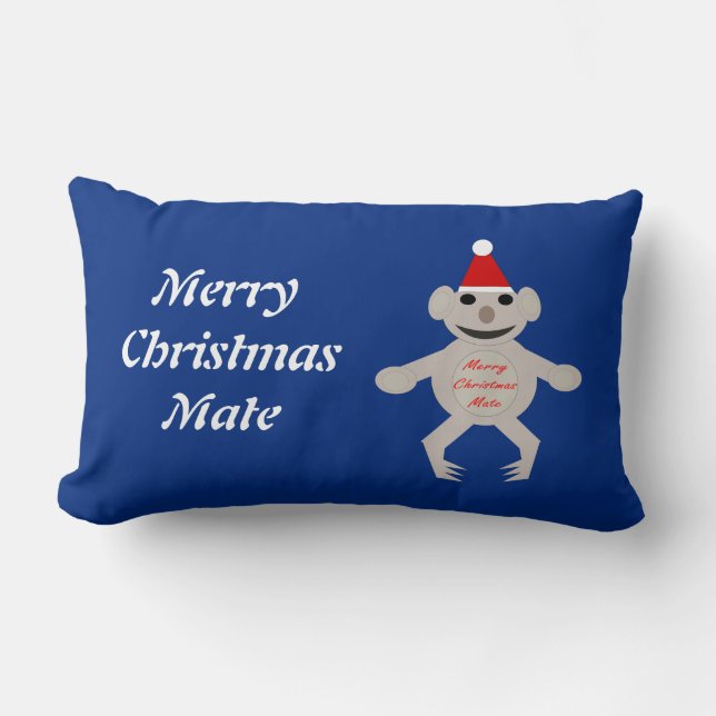 Australian Christmas Koala Bear Custom Pillow (Front)