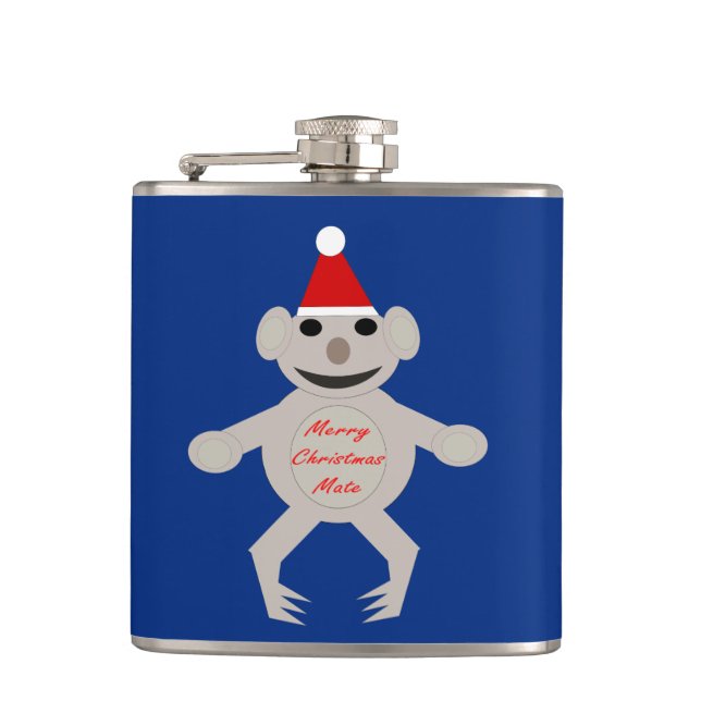 Australian Christmas Koala Bear Flask (Front)