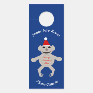 Australian Christmas Koala Bear Personalised Door Hanger