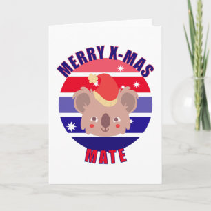 Australian Christmas Koala Card