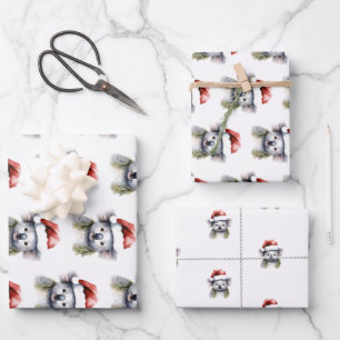 Australian Christmas Koala  Wrapping Paper Sheet