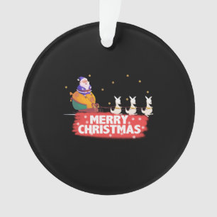 Australian Christmas, Santa Claus, beach Ornament