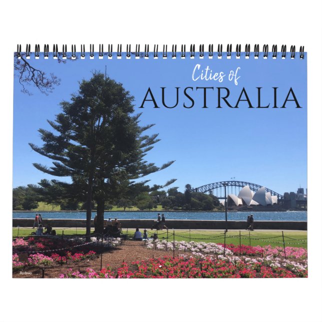 australian cities 2026 (with locations) calendar (Cover)